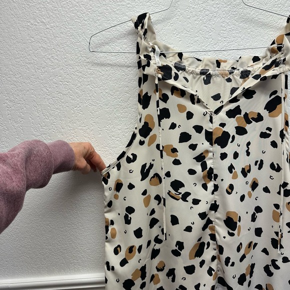 FSL Apparel Women’s Sz Lg Sleeveless Animal Print Blouse NWOT, V494 - Picture 10 of 13